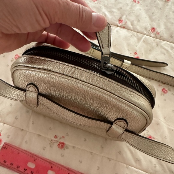 Coach Metallic Silver Crossbody Bag - Picture 6 of 12